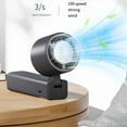 thumbnail image 6 of YIEMEEN Quiet Fan LED Display USB Fan Powerful Fan Quiet Fan Portable Fan Bedside Fan Suitable for Bedroom Office and School, 6 of 19