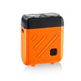 thumbnail image 1 of Ruiboury Rasoir de Poche Portable Rechargeable, Machine à Raser Détachable, - pour et Humide, Idéal pour les Hommes et les Voyages d'Affaires Orange-Noir, 1 of 6