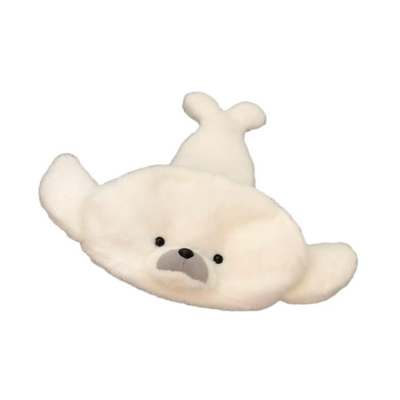 FVDPWYE Soft Plush Hat Seal Shape Warm Plush Animal Hat for Boys Girls Holiday Party
