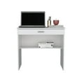 thumbnail image 5 of Nmkwnr Computer Desk with Shelf and Drawer, Writing Table for Office, Home, White, 5 of 7