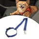 thumbnail image 3 of Cinturón de seguridad para perros en el coche, ajustable, con cuerda de tracción para el asiento trasero. Azul, 3 of 9
