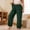*Green, variant on Women's Plus Size High Waist Wide Leg Pants,Casual Elastic Waist Trousers with Pockets Yellow,Women's Plus XXL