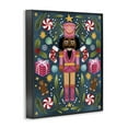 thumbnail image 3 of Stupell Industries Holiday Nutcracker with Festive Treats Holiday Painting Black Framed Art Print Wall Art, 11 x 14, 3 of 8