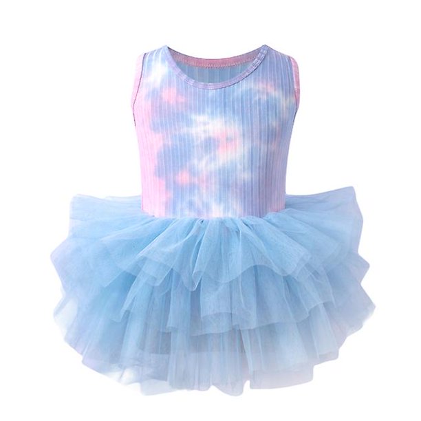Fashion Girl Ballet Tutu Dress Professional Kids Dancing Party Dress Performance Costume Princess Wedding Girl Dress 2-8 Ys_b C zhangyuxiang LED
