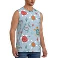 thumbnail image 2 of Balery Sea Turtle Men's Sleeveless Muscle Shirts Workout Tank Top, Moisture Wicking, Odor Protection-3X-Large, 2 of 8