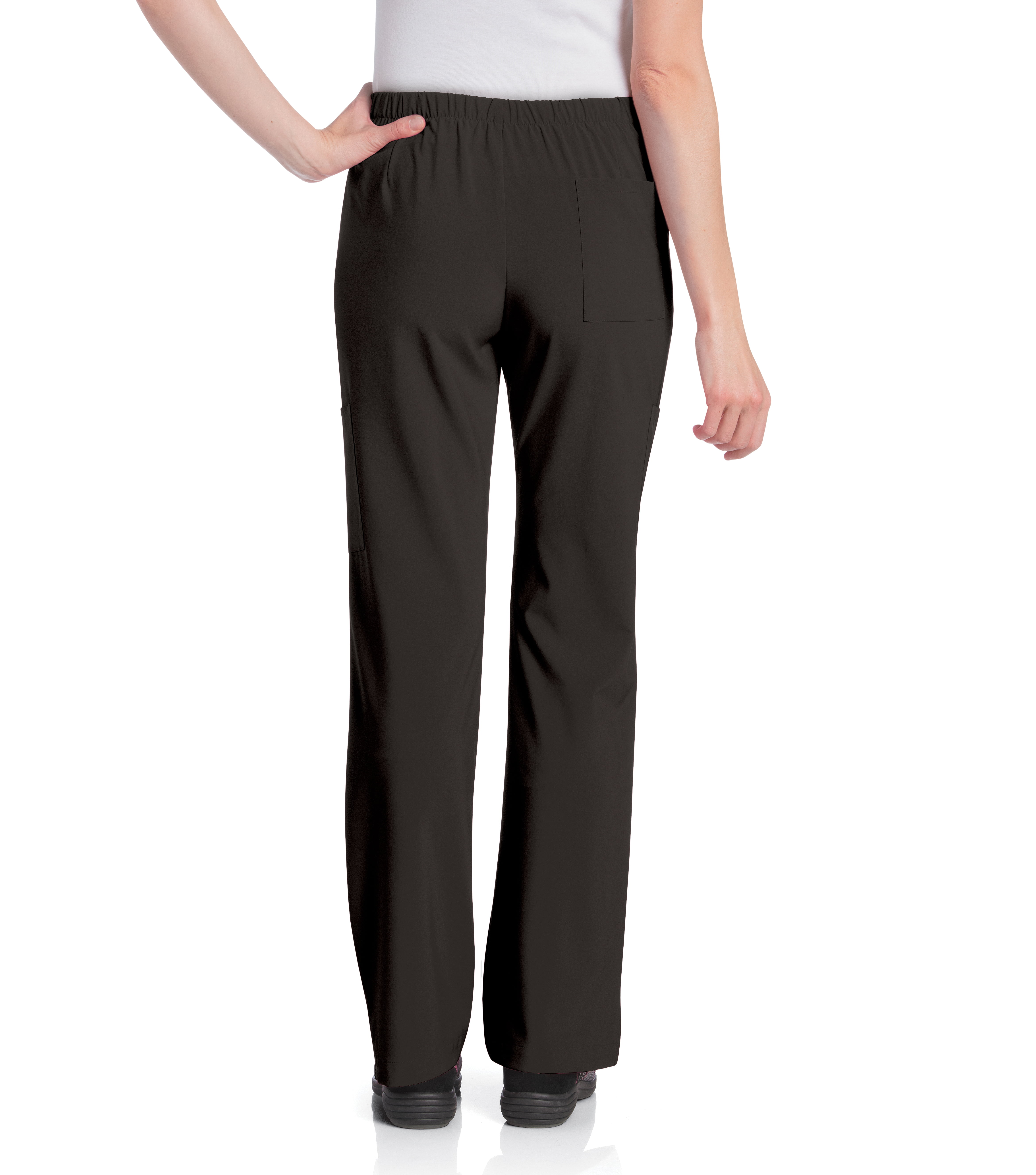 ave Scrubs 5570BLKXXLT Women's Medical Scrub Pant, Pacific Ave, Slimming  Straight Leg Style, Cargo Pockets, Great for Nurses, Black, 2X-Large Tall
