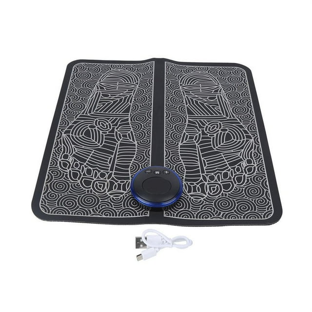 Coussinet Messager pour les Pieds Machine de Massage Portable pour les Pieds Stimulateur de Circulation des Pieds Stimulateur Musculaire pour les Pieds Entraîneur de Relaxation pour Pieds et Jambes
