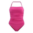 thumbnail image 5 of Jessica Simpson Women's Shirred Pique One Piece Swimsuit, Sizes XS-XXL, 5 of 5