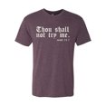 thumbnail image 2 of Wild Bobby, Thou Shall Not Try Me Mood 24:7, Inspirational/Christian, Men Premium Tri Blend Tee, Vintage Purple, X-Large, 2 of 4
