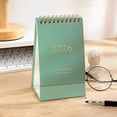 thumbnail image 3 of Dserhfy 2026 Desk Calendar JAN 2026 - DEC 2026 Standing Flip Desktop Calendar 12 Months Planner with Twin-Wire Binding for Home Office School, 3 of 7