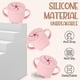 thumbnail image 5 of Vaso de silicona para refrigerios para niños pequeños con tapa extraíble y sin derrames para una fácil limpieza Taza de refrigerios para bebés de material de silicona Sakura Pink, 5 of 6
