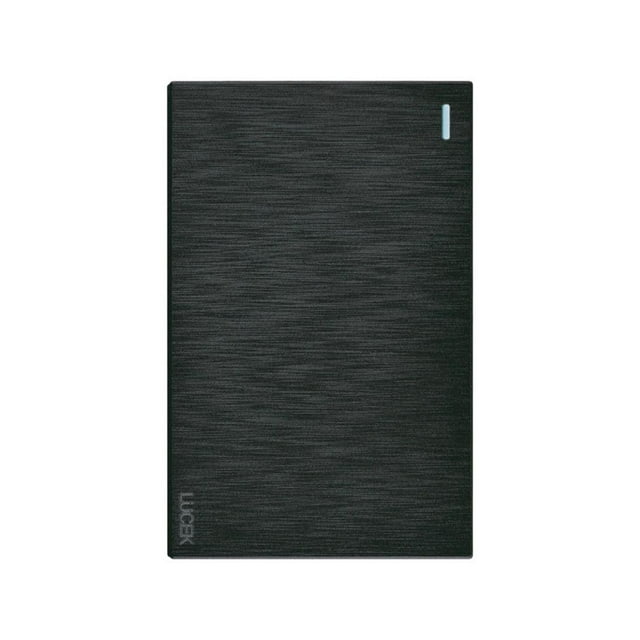 Placa Con 1 Apagador Sencillo 3 Módulos Lucek Línea Flat negro