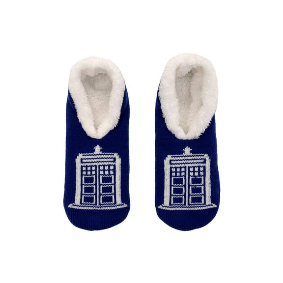 Doctor Who Tardis Slip-On Socks