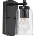 thumbnail image 2 of P300154-104-Progress Lighting-Adley - 1 Light - Cylinder Shade in New Traditional and Transitional and Traditional style - 4.5 Inches wide by 7.75, 2 of 15