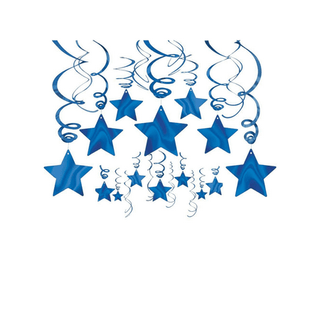 Foil Star Hanging Decorations