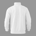 thumbnail image 4 of Men's Navy Blue Half-Zip Cable Knit Sweater, Warm and Stylish Pullover, Perfect for Fall and Winter, 4 of 4