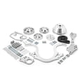 thumbnail image 2 of Speedmaster PCE415.1020.01 Compatible with Chevy BBC 454 Aluminum Complete Serpentine Engine Pulley Kit - Polished, 2 of 8