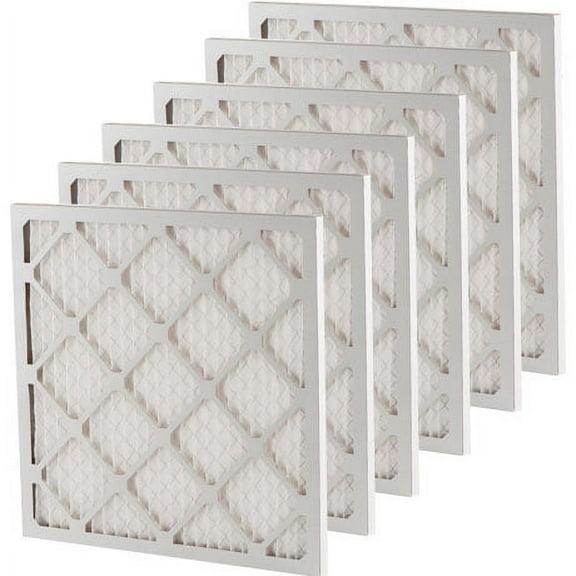 SpiroPure 11.5X21.5X1 MERV 8 Pleated Air Filters - Made in USA (6 Pack)