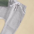 thumbnail image 5 of NOLDARES Kids Toddler Boy Clothes 2 Piece Long Sleeve Print Pattern T-Shirt Jogger Pants Warm Fall Winter Outfits Set Size:3-6 M,Green, 5 of 7