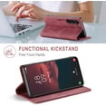 thumbnail image 4 of Wallet Case for Samsung Galaxy S23 5G,Magnetic Protect PU Leather Flip Case with Card Holders RFID Blocking Kickstand Shockproof Protection Case for Samsung Galaxy S23 5G 2023 (Red), 4 of 18
