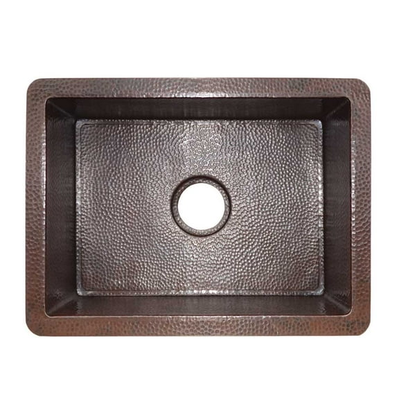 Native Trails Cpk78 Cocina 21-1/2" Undermount Single Basin Copper Kitchen Sink - Copper