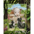 thumbnail image 3 of Bull and Pup Friends by Debbie Cook Garden Flag, 3 of 3