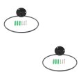 thumbnail image 1 of Destyer Basketball Ball Hand Holder Wall Mount Display Metal Storage Rack Black 18cm 2Set, 1 of 6