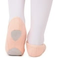 thumbnail image 4 of ORUYROP Ballet Dance Shoes Slipper Canvas Split Leather Sole for Girls Women, 4 of 7