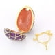thumbnail image 4 of Organizador de joyería Hugo de cristal vintage en apariencia de huevo violeta, 4 of 7