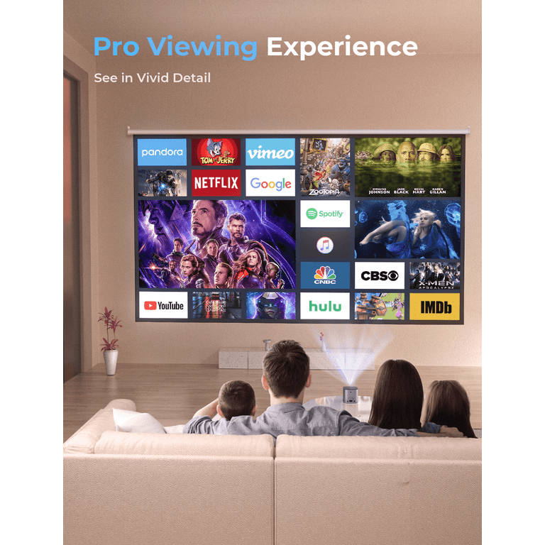 VANKYO GO200 Smart Wi-Fi Mini Portable Projector with