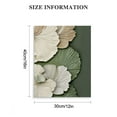 thumbnail image 3 of ERAPDAUR Abstract Green Wall Art Mid Century Texture Wall Decor Posters Pictures Modern Minimalist Sage Green Ginkgo Leaf Canvas Paintings Prints for Bedroom Living Room Decoration 12x16 in, 3 of 5