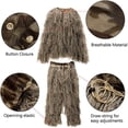 thumbnail image 7 of XEOVHV Ghillie Suit 5 in 1, Ghillie Suit for Men/Kids/Women, 3D Camouflage Hunting Apparel Including Jacket, Pants, Hood, Carry Bag, Gift for Hunter, 7 of 7