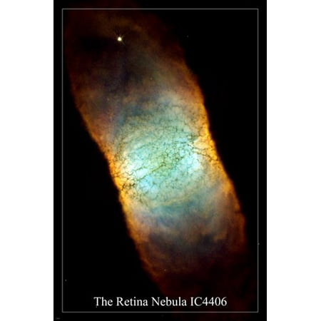 The Retina Nebula Ic4406 Hubble Space Telescope Image Poster