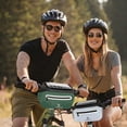 thumbnail image 4 of Bike Handlebar Bag Large Bicycle Front Storage Pouch with Foldable Touchscreen Phone, 4 of 8