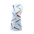 thumbnail image 2 of Funda para cabeza de palo de golf, duradera, moderna, antiarañazos Blanco 16cmx35cm, 2 of 9