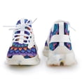 thumbnail image 4 of Purple Blue Mandala Pattern Walking Shoes for Men Woman Lightweight Tennis Fashion Elastic Sports Shoes Cushion Basketball Shoes, 4 of 7