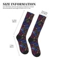 thumbnail image 5 of Bixox Colorful Shells Print Compression Socks,Compression Socks Women & Men Circulation for Medical,Running,Athletic, 5 of 7