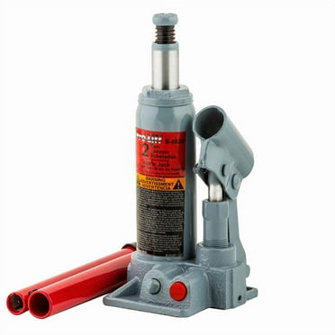 Pro-lift b-002d grey hydraulic bottle jack, 2 ton capacity