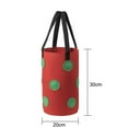 thumbnail image 3 of Baumaty Hanging Strawberry Planting Grow Bags With Handles Thicken Vegetable Potato Greenhouse Planting Container, 3 of 4