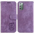 thumbnail image 2 of Compatible with Samsung Galaxy Note 20 Embossed Cute Tiger Flip Folio Wallet Case Card Pocket Holder Cover, 2 of 5