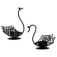thumbnail image 1 of Candelabro de hierro de 2 uds, soporte para velas, candelabro creativo de boda, candelabro de Metal, portavelas para aniversario Negro, 1 of 9