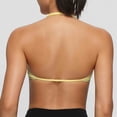 thumbnail image 6 of hoksml Halter Neck Ruched Bra for Women Wireless Comfort Bralette with Adjustable Straps, 6 of 8