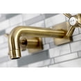 thumbnail image 4 of Kingston Brass KS6123ZX Millennium Double-Handle Wall Mount Bathroom Faucet, Antique Brass, 4 of 8