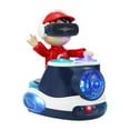 thumbnail image 4 of pdqouc Battery Powered Dancing Robot Toy for Kids, with Colorful Lights and Music, Automatically Avoids Obstacles for Fun Interactive Play, 4 of 8