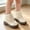 Beige, variant on Girls Cute Ankle Boots Bow Lace Trim Booties with Hook and Loop Kids Fashion Versatile Comfy Short Boots Beige 10 Little Kids