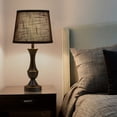 thumbnail image 4 of NATYSWAN Black Touch Table Lamps Set of 2, 22" Tall Bedside Lamps with USB C+A Charging Ports, Nightstand Lamps for for Bedroom, Living Room, Office, with Black Lampshade, LED Bulb Included, 4 of 6