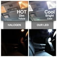 nsautolighting 12pcs White LED Interior Lights Bulb Kit Ford Excursion