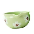 thumbnail image 2 of DOLITY Ceramic Matcha Bowl with Spout Matcha Tea Making,Handmade,Tea Ceremony Porcelain Tea Bowl Traditional for Friends Family Gift G, 2 of 9
