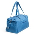 thumbnail image 2 of Vera Bradley Women's Recycled Cotton Large Travel Duffel Bag Blue Aster, 2 of 8