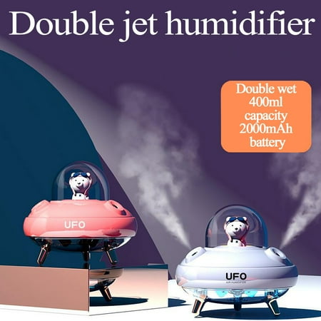 

Mini Double Spray Colorful Night Light Bedroom Sprayer Humidifier/humidifiers for bedroom